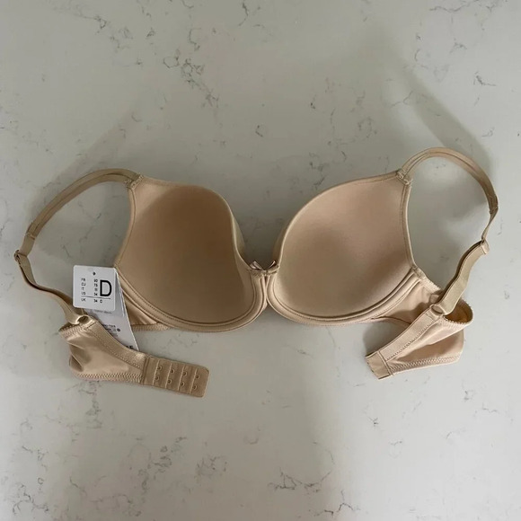 Chantelle Basic Invisible Underwire Memory Foam T Shirt Bra Nude Sz 34D NWT - Picture 7 of 12